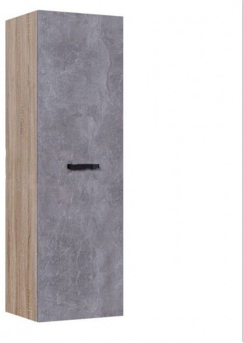 Модульная гостиная Нэнси New ЛДСП Вариант №1 (Бетон светлый, Дуб Сонома)